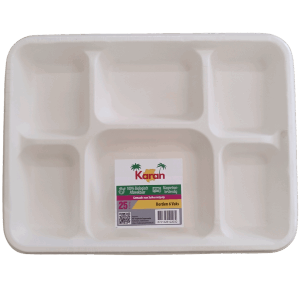 Karan Borden Bagasse 6 Vaks 25st