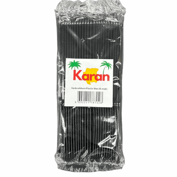 Karan Mes Zwart 20x50st - Afbeelding 2