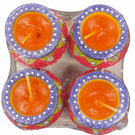 Diya Wax Matki 4st Design 1